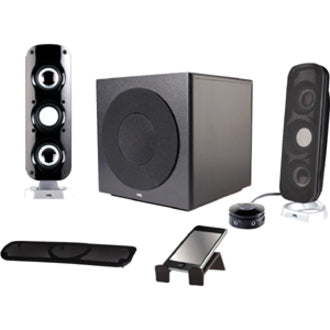 Front Image for Cyber Acoustics CA-3908 2.1 Speaker System - 46 W RMS