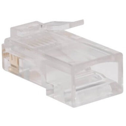 Alternate-Image1 Image for Eaton Tripp Lite Series RJ45 Plugs for Round Solid / Stranded Conductor 4-pair Cat5e Cable, 100-Pack