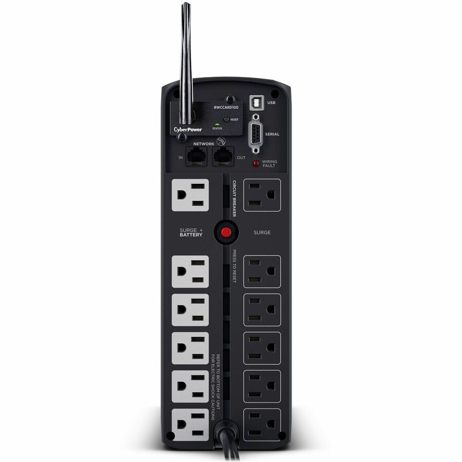 Alternate-Image8 Image for CyberPower CP1500PFCLCDTAA TAA Compliant UPS System