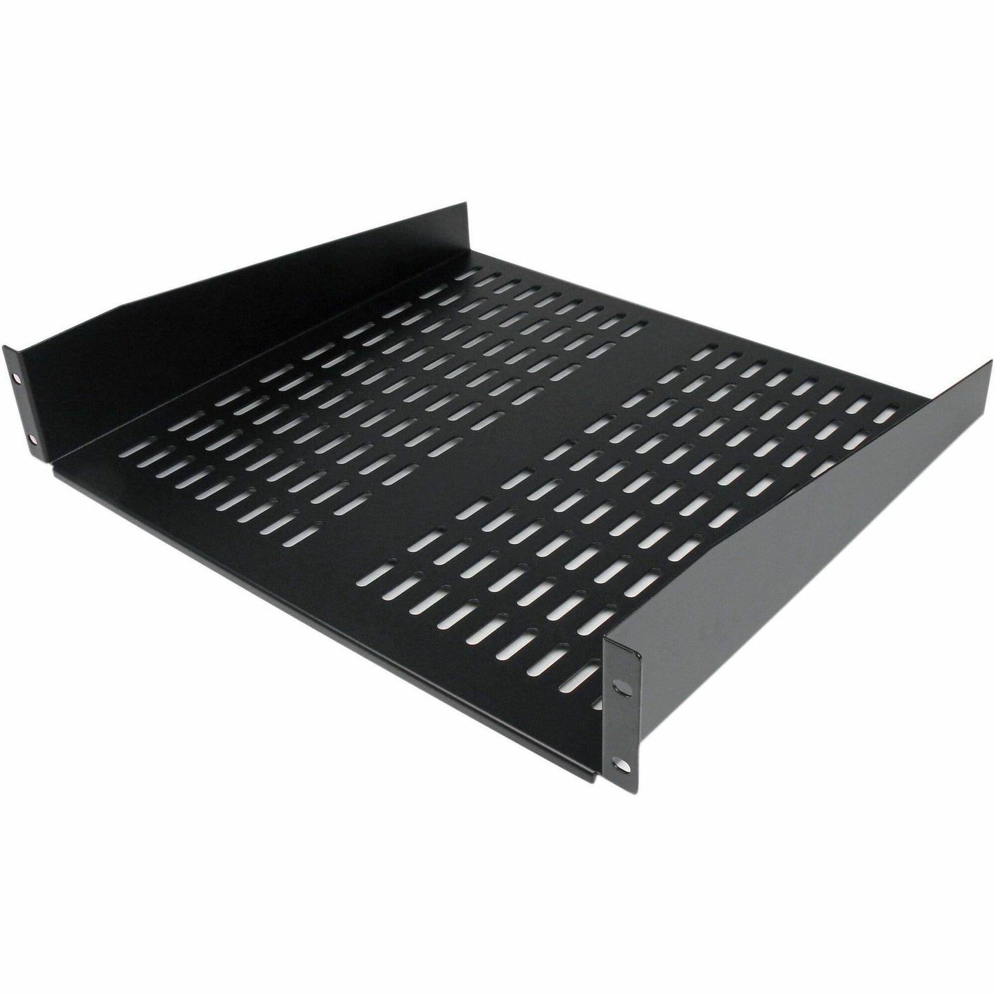 Main Image for StarTech.com 2U 16in Universal Vented Rack Mount Cantilever Shelf - Fixed Server Rack Cabinet Shelf - 50lbs / 23kg