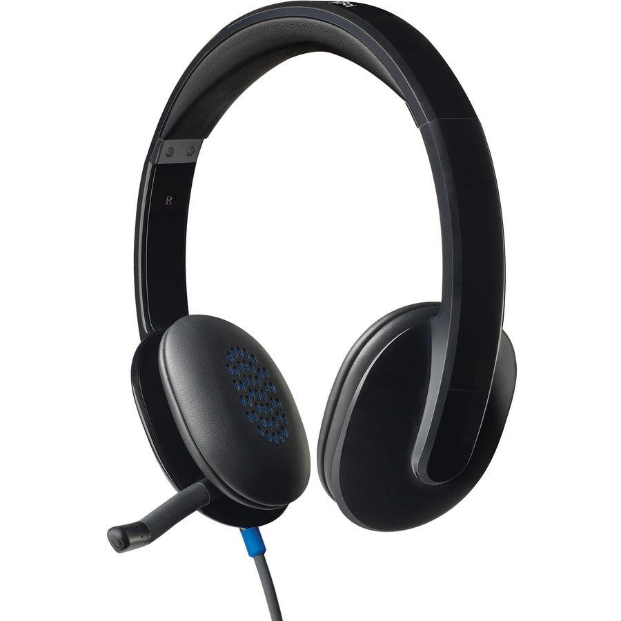 Left Image for Logitech H540 USB Headset with Noise-Cancelling Mic