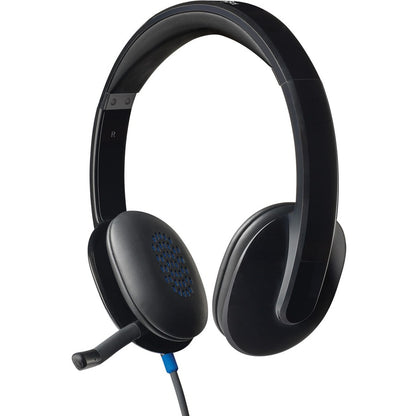 Left Image for Logitech H540 USB Headset with Noise-Cancelling Mic
