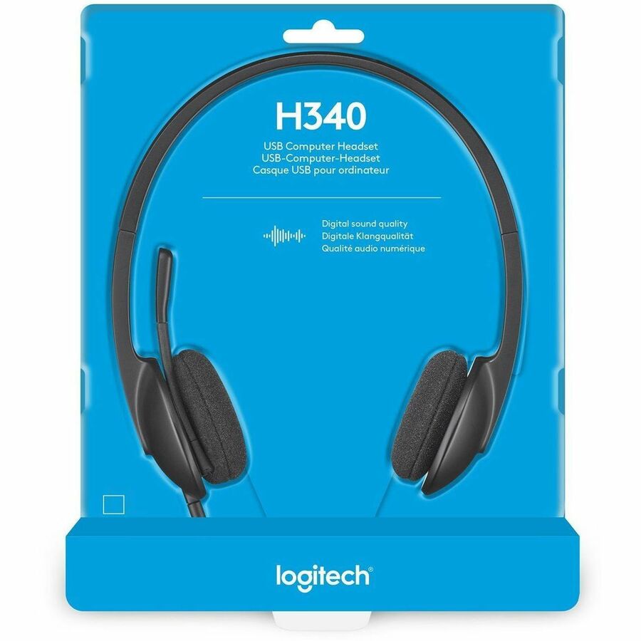 Alternate-Image7 Image for Logitech H340 USB Headset with Noise-Cancelling Mic