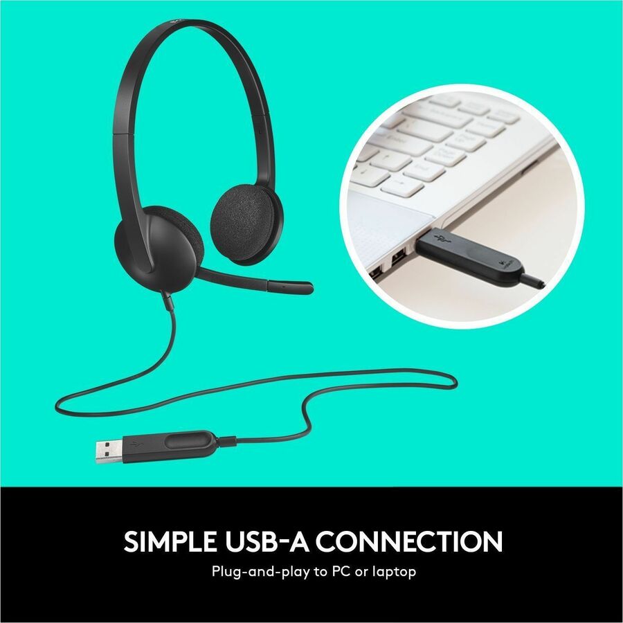 Alternate-Image3 Image for Logitech H340 USB Headset with Noise-Cancelling Mic