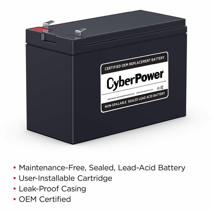 Alternate-Image1 Image for CyberPower RB1280 Replacement Battery Cartridge