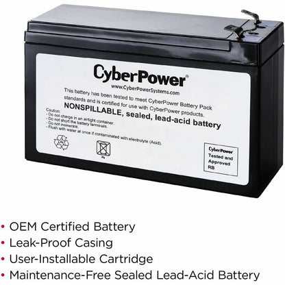 Alternate-Image1 Image for CyberPower RB1280A Replacement Battery Cartridge