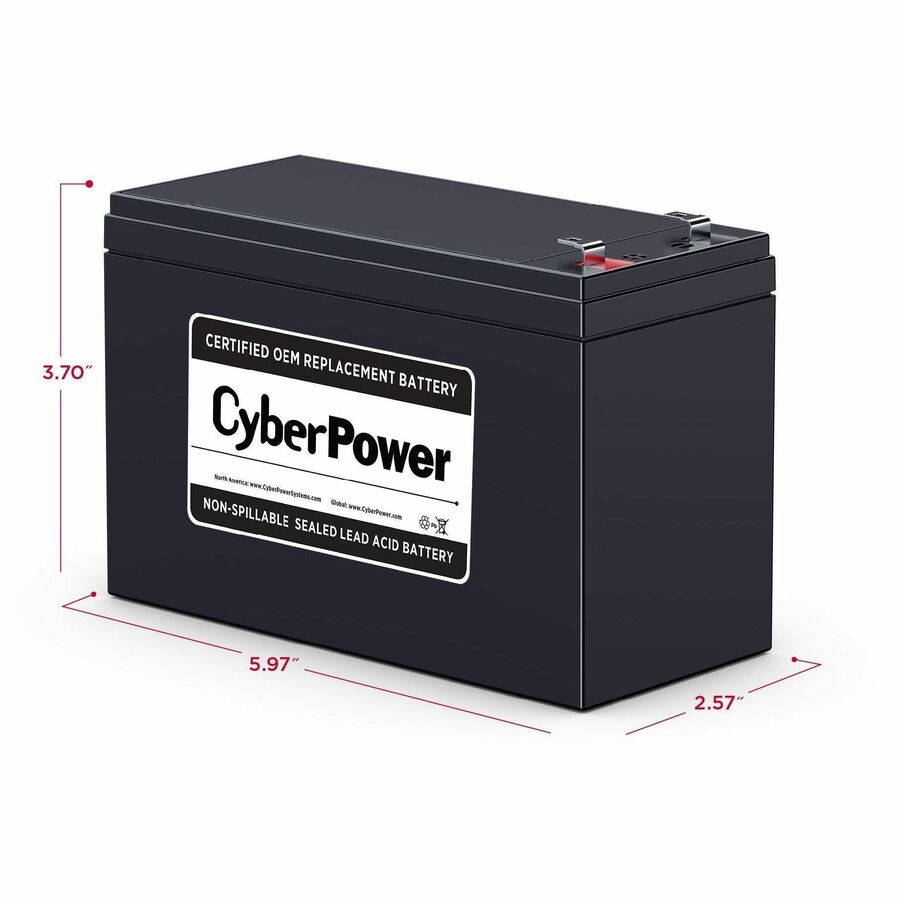 Alternate-Image2 Image for CyberPower RB1290 Replacement Battery Cartridge