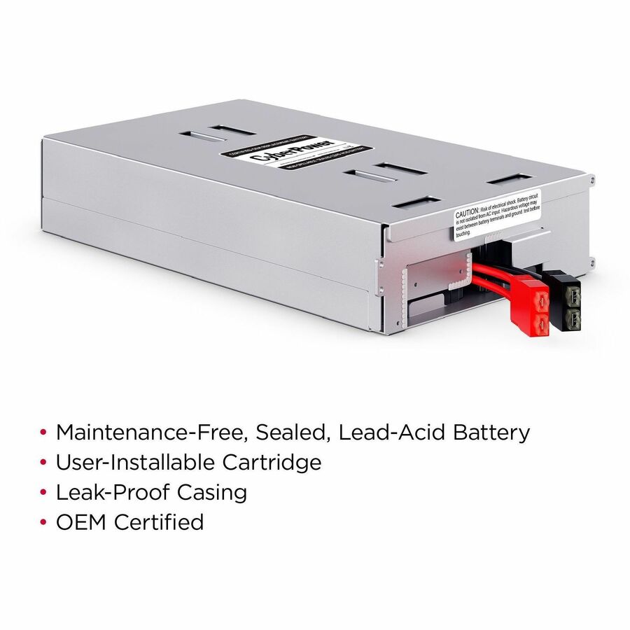 Alternate-Image1 Image for CyberPower RB1290X4 Replacement Battery Cartridge