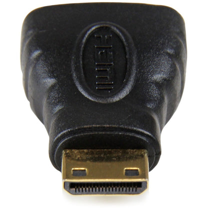 Alternate-Image2 Image for StarTech.com Mini HDMI to HDMI Adapter, 4K High Speed HDMI Adapter, 4K 30Hz Ultra HD High Speed HDMI Adapter, UHD Mini HDMI Adapter 4K