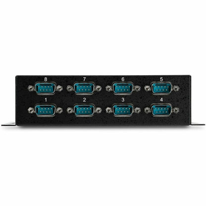 Alternate-Image1 Image for StarTech USB to Serial Adapter Hub - 8 Port - Industrial - Wall Mount - Din Rail - COM Port Retention - FTDI USB to RS232, TAA