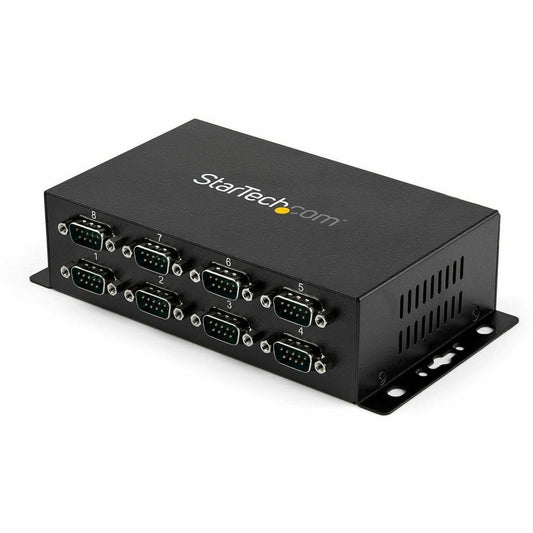 Main Image for StarTech USB to Serial Adapter Hub - 8 Port - Industrial - Wall Mount - Din Rail - COM Port Retention - FTDI USB to RS232, TAA