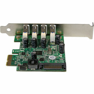 Rear Image for StarTech.com 4 Port PCI Express PCIe SuperSpeed USB 3.0 Controller Card Adapter with UASP - 5Gbps - SATA Power
