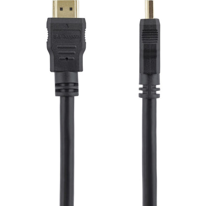 Alternate-Image1 Image for StarTech.com 1.6ft/50cm HDMI Cable, 4K High Speed HDMI Cable with Ethernet/Ultra HD 4K 30Hz Video, HDMI 1.4 Cable/HDMI Monitor Cord, Black