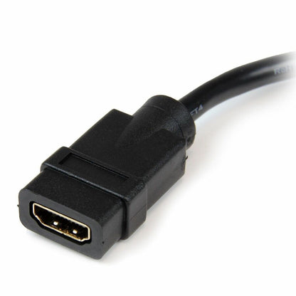 Alternate-Image1 Image for StarTech.com 8in HDMIÂ&reg; to DVI-D Video Cable Adapter - HDMI Female to DVI Male