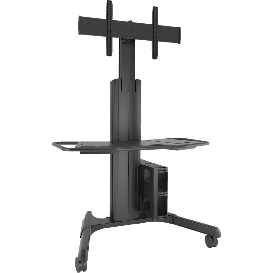 Right Image for Chief Fusion Adjustable Mobile Display Cart - For Displays 42-86" - Black