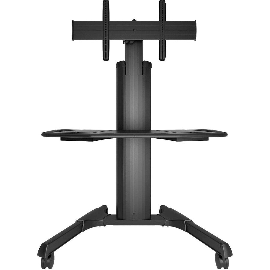 Front Image for Chief Fusion Adjustable Mobile Display Cart - For Displays 42-86" - Black