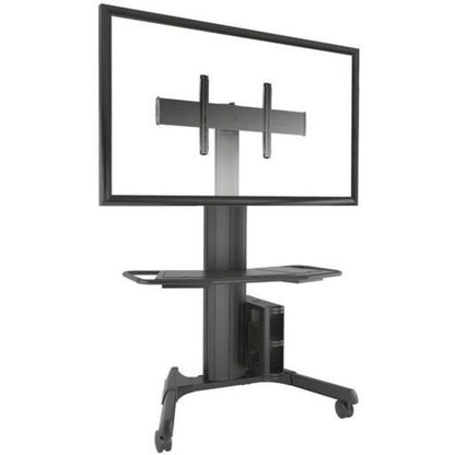Alternate-Image3 Image for Chief Fusion Adjustable Mobile Display Cart - For Displays 42-86" - Black