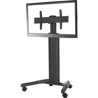 Alternate-Image1 Image for Chief Fusion Adjustable Mobile Display Cart - For Displays 42-86" - Black