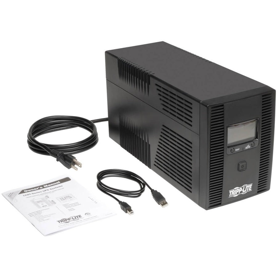 Alternate-Image4 Image for Eaton Tripp Lite Series SmartPro 1500VA 900W 120V Line-Interactive Sine Wave UPS - 10 Outlets, LCD, USB, Tower