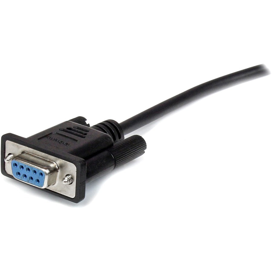 Alternate-Image1 Image for StarTech.com 3m Black Straight Through DB9 RS232 Serial Cable - M/F