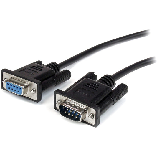 Main Image for StarTech.com 3m Black Straight Through DB9 RS232 Serial Cable - M/F