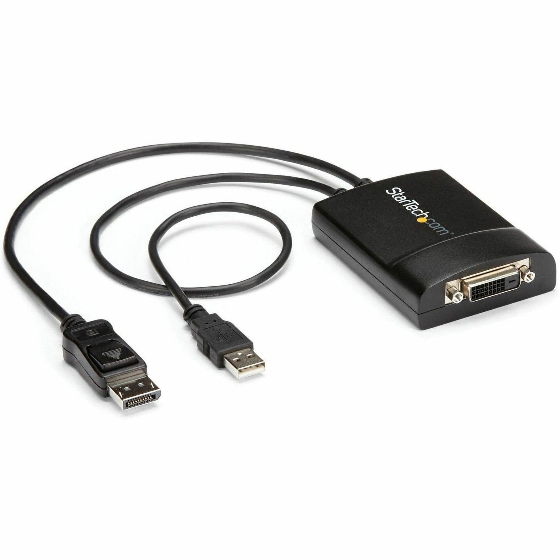 Main Image for StarTech.com DisplayPort to DVI Dual Link Active Adapter, DisplayPort to DVI-D Adapter/Video Converter 2560x1600 60Hz, DP to DVI Adapter