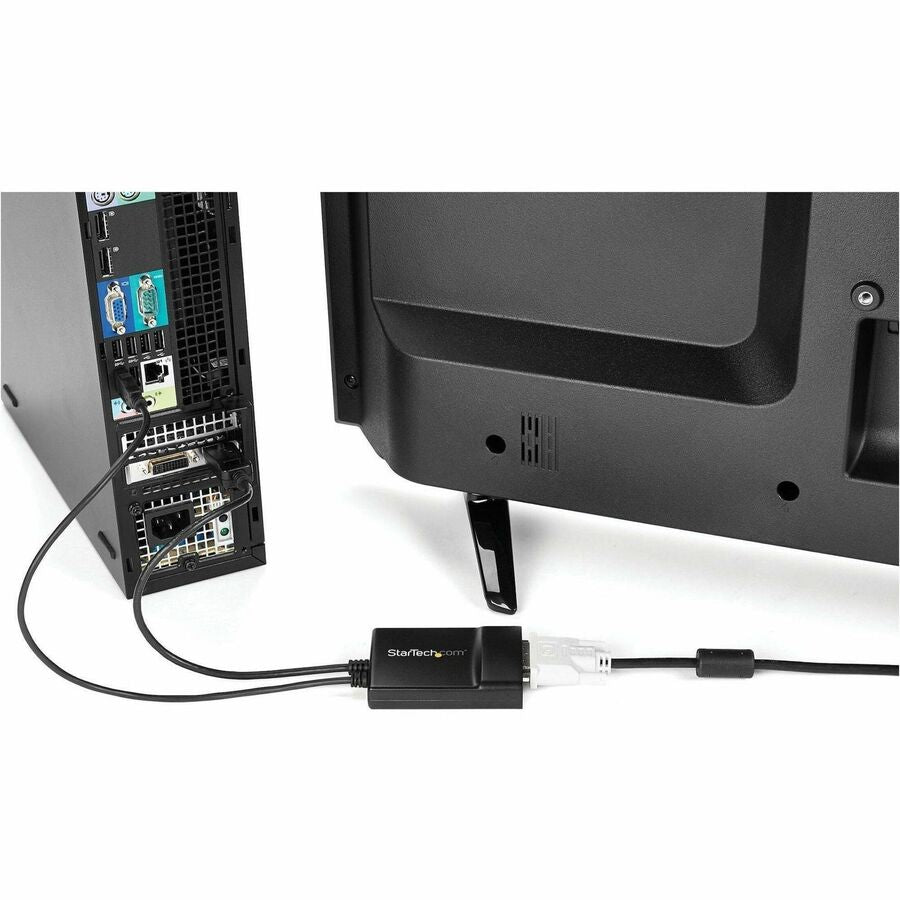 Alternate-Image4 Image for StarTech.com DisplayPort to DVI Dual Link Active Adapter, DisplayPort to DVI-D Adapter/Video Converter 2560x1600 60Hz, DP to DVI Adapter