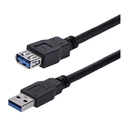 Main Image for StarTech.com 1m Black SuperSpeed USB 3.0 (5Gbps) Extension Cable A to A - M/F
