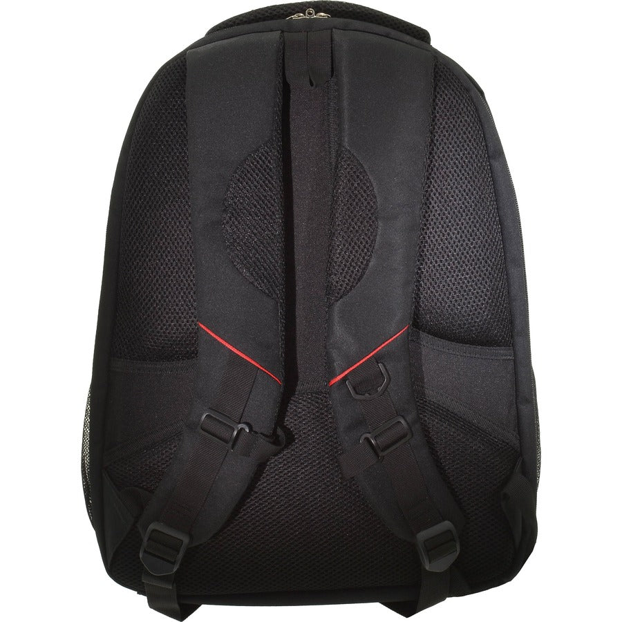 Rear Image for ECO STYLE Tech Pro Carrying Case (Backpack) for 16" to 16.4" iPad Notebook - Red, Black