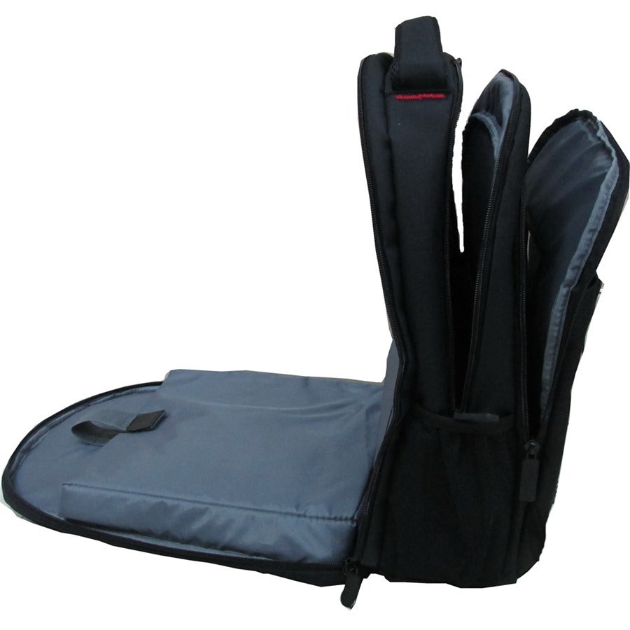Left Image for ECO STYLE Tech Pro Carrying Case (Backpack) for 16" to 16.4" iPad Notebook - Red, Black