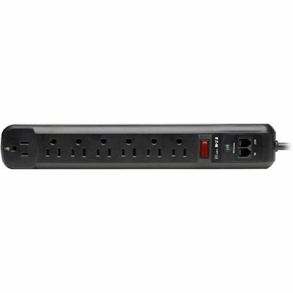 Main Image for Eaton Tripp Lite Series Protect It! 7-Outlet Surge Protector, 6 ft. (1.83 m) Cord, 1080 Joules, Modem/Fax Protection, Black Housing