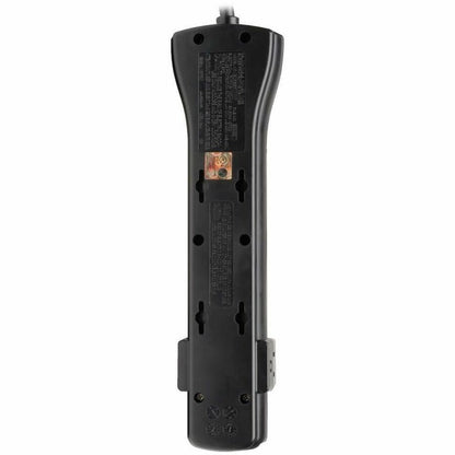 Alternate-Image1 Image for Eaton Tripp Lite Series Protect It! 7-Outlet Surge Protector, 7 ft. Cord with Right-Angle Plug, 2160 Joules, Diagnostic LEDs, Black Housing