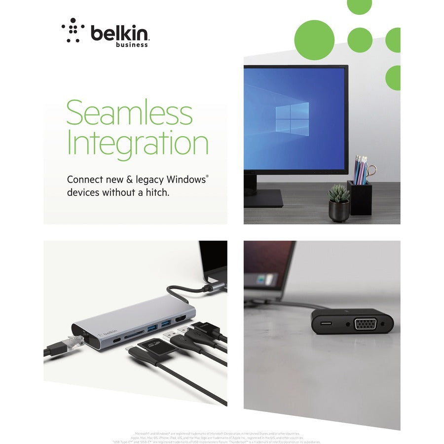 Alternate-Image1 Image for Belkin USB 3.0 to Gigabit Ethernet GbE Network Adapter 10/100/1000
