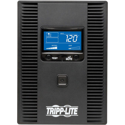 Front Image for Eaton Tripp Lite Series SmartPro LCD 120V 1300VA 720W Line-Interactive UPS, AVR, Tower, LCD, USB, 8 Outlets
