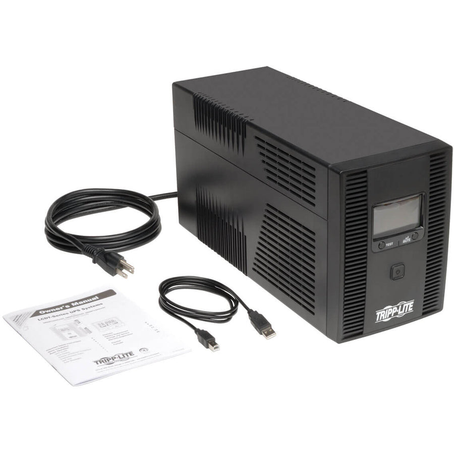 Alternate-Image3 Image for Eaton Tripp Lite Series SmartPro LCD 120V 1300VA 720W Line-Interactive UPS, AVR, Tower, LCD, USB, 8 Outlets