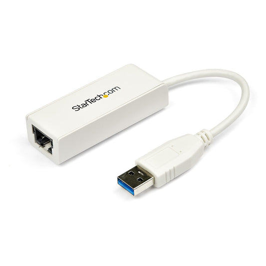Main Image for StarTech.com USB to Ethernet Adapter, USB 3.0 to 10/100/1000 Gigabit Ethernet LAN Adapter, USB to RJ45 Adapter, TAA Compliant