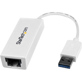 Left Image for StarTech.com USB to Ethernet Adapter, USB 3.0 to 10/100/1000 Gigabit Ethernet LAN Adapter, USB to RJ45 Adapter, TAA Compliant