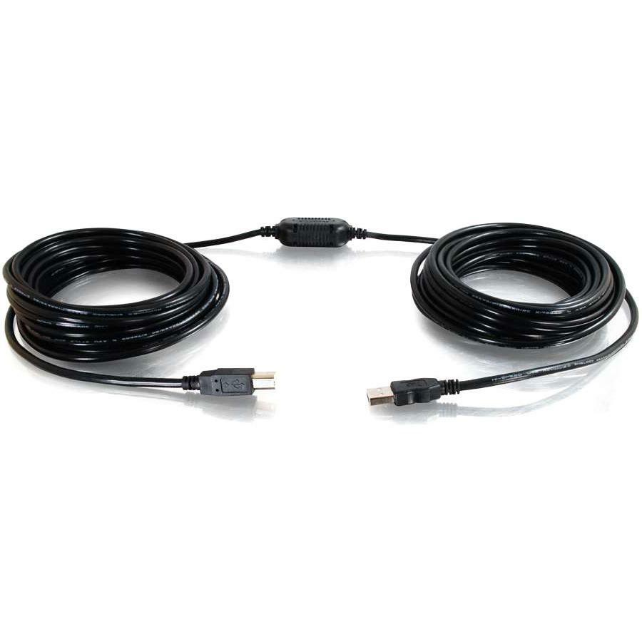 Main Image for C2G 25ft USB Cable - USB A to USB B Cable - Active - Center Boost - M/M