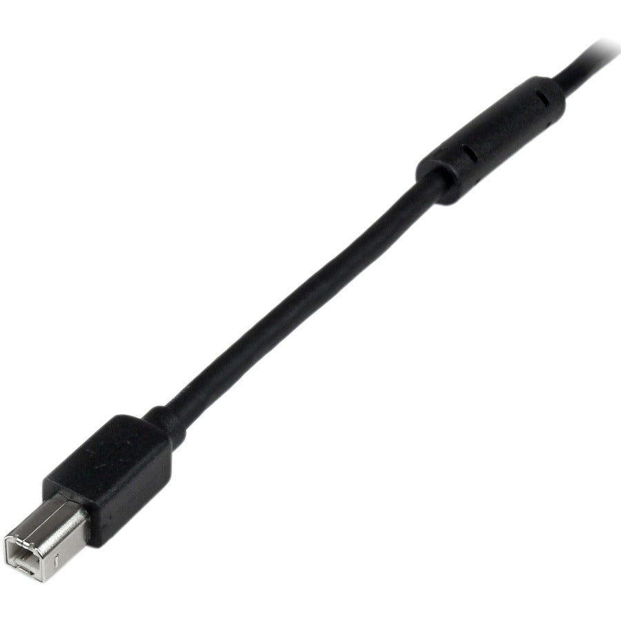 Alternate-Image3 Image for StarTech.com 65ft (20m) Active USB 2.0 A to B Cable, Long USB Cable, USB Printer Cable, 1x USB A (M), 1x USB B (M), Black