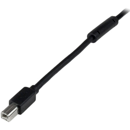 Alternate-Image3 Image for StarTech.com 65ft (20m) Active USB 2.0 A to B Cable, Long USB Cable, USB Printer Cable, 1x USB A (M), 1x USB B (M), Black