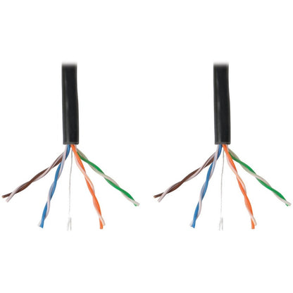 Alternate-Image3 Image for Tripp Lite by Eaton Cat5e 350 MHz Solid Core (UTP) PVC Bulk Ethernet Cable - Black 1000 ft. (304.8 m) TAA