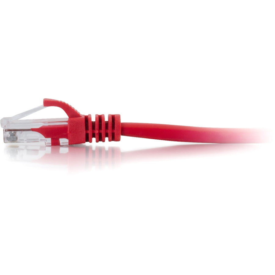 Alternate-Image1 Image for C2G 2ft Cat6 Ethernet Cable - Snagless Unshielded (UTP) - Red