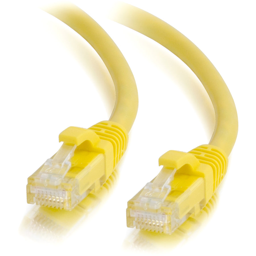 Alternate-Image2 Image for C2G 2ft Cat6 Ethernet Cable - Snagless Unshielded (UTP) - Yellow