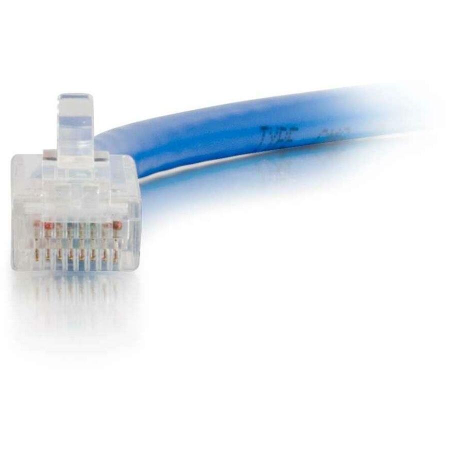Front Image for C2G 5ft Cat6 Ethernet Cable - Non-Booted Unshielded (UTP) - Blue