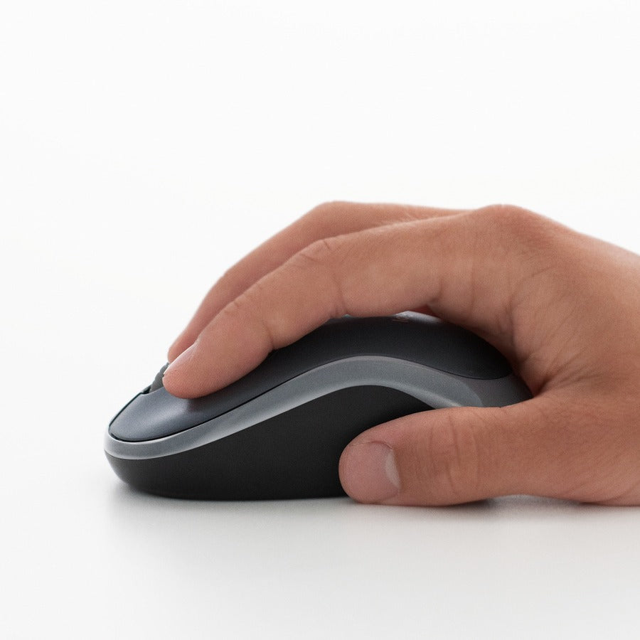 Alternate-Image4 Image for Logitech M185 Wireless Mouse, 2.4GHz with USB Mini Receiver, 12-Month Battery Life, 1000 DPI Optical Tracking, Ambidextrous, Compatible with PC, Mac, Laptop (Blue)