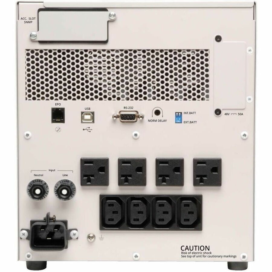 Rear Image for Tripp Lite by Eaton UPS SmartPro 120V 2.2kVA 1.92kW UL 60601-1 Medical-Grade Line-Interactive UPS Extended Run SNMPWEBCARD Option Full Isolation USB DB9 Serial