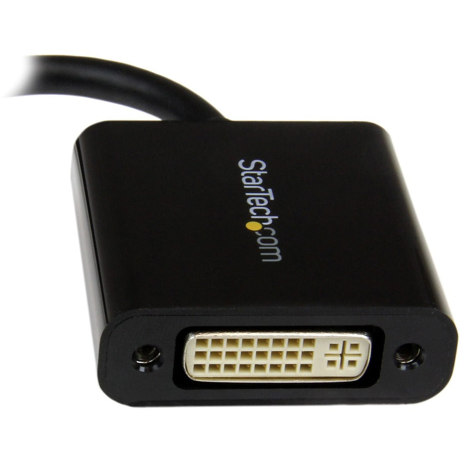 Alternate-Image2 Image for StarTech.com Mini DisplayPort to DVI Adapter, Mini DP to DVI-D Single Link Converter, 1080p Video, Passive, mDP 1.2 to DVI Monitor/Display