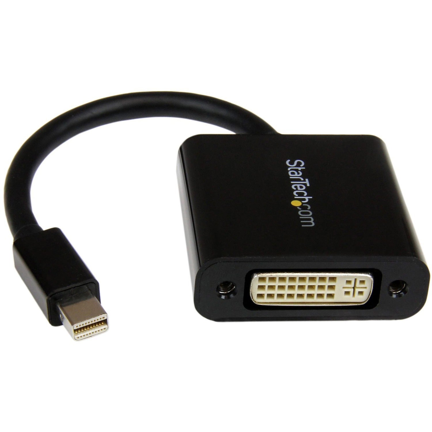 Main Image for StarTech.com Mini DisplayPort to DVI Adapter, Mini DP to DVI-D Single Link Converter, 1080p Video, Passive, mDP 1.2 to DVI Monitor/Display