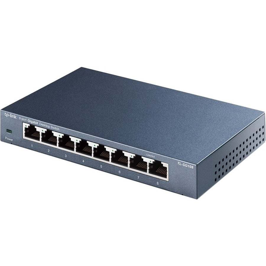 Alternate-Image1 Image for TP-LINK TL-SG108 - 8 Port Gigabit Unmanaged Ethernet Network Switch
