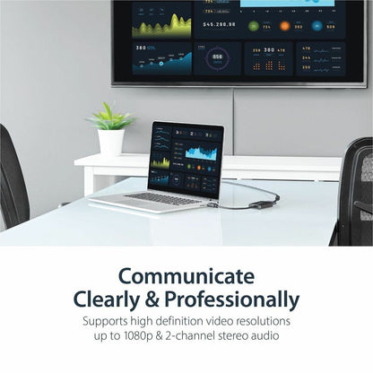 Alternate-Image3 Image for StarTech.com HDMI to VGA Video Adapter Converter with Audio for Desktop PC / Laptop / Ultrabook - 1920x1200